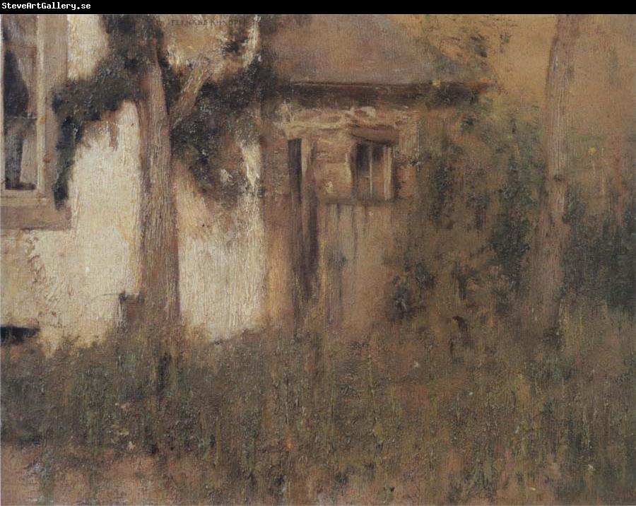 Fernand Khnopff In Fosset The Farmhouse Garden